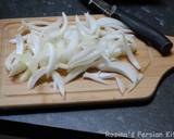 Dupiazeh sibzamini دوپیازه سیب زمینی یا دوپیازه آلو recipe step 2 photo