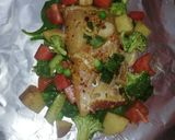 A picture of step 5 of Fish with soutay Vegetables & Baked Fishy Parcels.