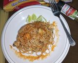 A picture of step 5 of Veg spicy spaghetti.