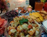A picture of step 6 of Chattpatti Mix Chaat Plate 😋😋.