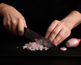 Foto del passaggio 1 della ricetta Risotto Blu con Spirulina e Agrumi