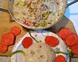 A picture of step 7 of CHICKEN EGG FRIED RICE💥.