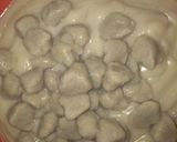 A picture of step 4 of Jigba Kosu (lumpy pap).