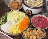 Hình bước làm 3 của món Lẩu bò nhúng giấm