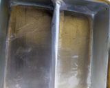 A picture of step 1 of Eggless Battenberg Cake.