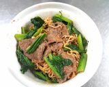 Hình bước làm 5 của món Mì xào bò