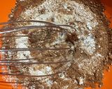 Foto del paso 1 de la receta: Panqueque saludable de chocolate relleno con crema de anana