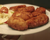 Foto del paso 14 de la receta: Croquetas de cocido ligeras,  sin lactosa ni huevo🐣 Apto para personas con diabetes 🆙