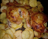 Foto del paso 5 de la receta: Pollo con miel y mostaza al horno
