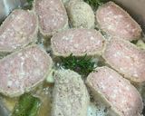 Foto del passaggio 6 della ricetta Polpettone di pollo formaggio e speck impanato