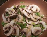 A picture of step 3 of Mexican quinoa pilaf.