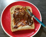 A picture of step 3 of Cheese & Marmite Toastie.