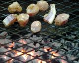 A picture of step 2 of Shark on the grill.