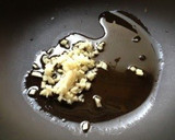 A picture of step 1 of Tofu with Enoki Mushrooms and Chinese Cabbage Ankake Sauce.
