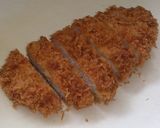 A picture of step 1 of Pork Cutlet Rice Bowl Using Mentsuyu.