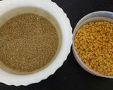 A picture of step 1 of Little Millet Masal vada.