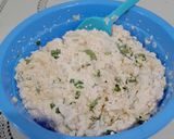 Foto langkah ke 5 dari resep Pepes Tahu Jamur Kemangi.