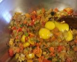 A picture of step 4 of Southwest Chorizo Dressing.