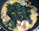A picture of step 5 of Stir-fried Eggs and Wakame Seaweed with Chikuwa.