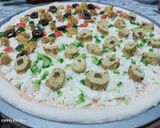 A picture of step 3 of Tikka n kabab pizza.