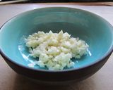 A picture of step 2 of Garlic Edamame - Great When Drinking.