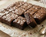 A picture of step 8 of Fudgy Prime Bites Protein Brownies.