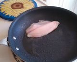 A picture of step 2 of Sesame Ginger Tilapia and Baby Bella Salad.