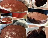A picture of step 3 of AMIES Strawberry Orange Chocolate Cake.