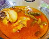 A picture of step 10 of Chicken Bhindi Masala.