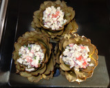 Foto del paso 4 de la receta: ALCACHOFAS RELLENA CON SALPICÓN DE LOCOS. JON STYLE