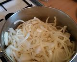 A picture of step 3 of Vickys Sausages with Mustard Mash & Onion Gravy, GF DF EF SF NF.