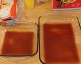 A picture of step 6 of Taisen's beef and bean enchiladas.