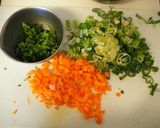 A picture of step 1 of Stuffed Fried Tofu.