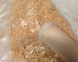 A picture of step 1 of Easy Heavy Cream-free Strawberry No-Bake Cheesecake.