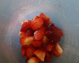 A picture of step 2 of Strawberry Semolina Healthy Nutritious & filling 252 cals.