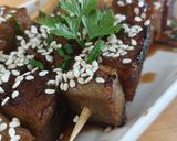 Une image de l'étape 6 de 🥢Brochettes de Seitan sauce Yakitori.