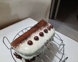 A picture of step 7 of Eggless chocolate cake.