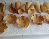 A picture of step 4 of Krumkake.