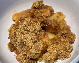 A picture of step 4 of Rhubarb, Apple & Ginger Crumble 🍎🍏.