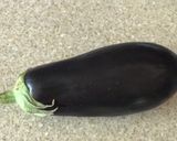 A picture of step 1 of Dahi orro. (aubergine in yogurt).