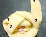 A picture of step 5 of Cute Braided Bread Rolls.