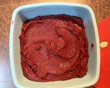 A picture of step 3 of Beet Hummus Dip.