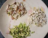 A picture of step 2 of Carrot Kheer.