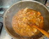 A picture of step 3 of Mutton karahi.