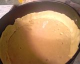 A picture of step 2 of Sunshine's lemon lover squares.