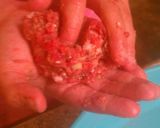A picture of step 2 of Piper's Meatballs.