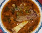 A picture of step 3 of Bakre ke paye.