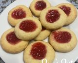 A picture of step 4 of Thumbprint Butter Cookies.