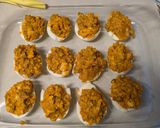 Foto del paso 7 de la receta: Huevos cocido con carne