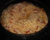 A picture of step 3 of Homestyle Spanish Rice.